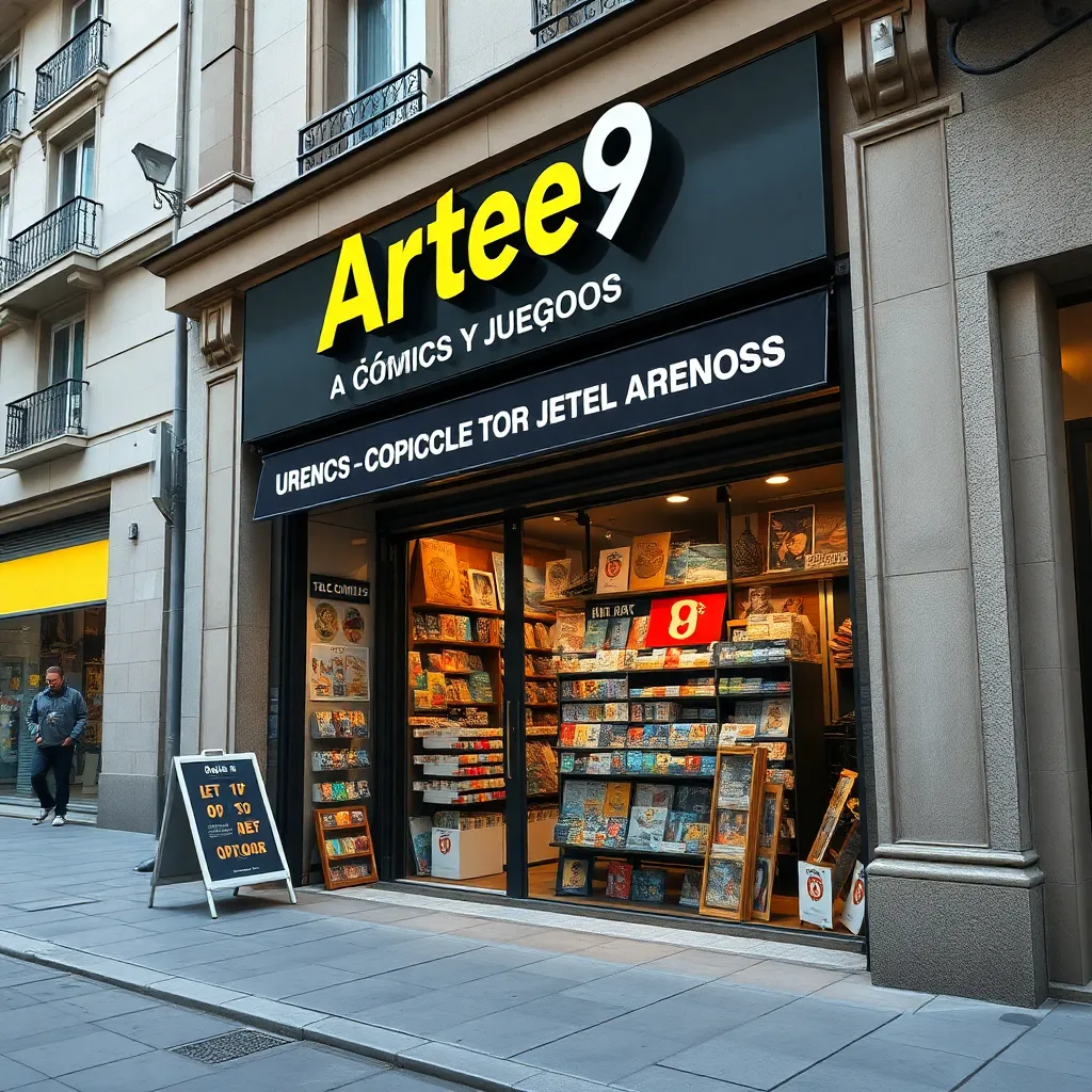 Negocio Arte9 - Cómics Y Juegos