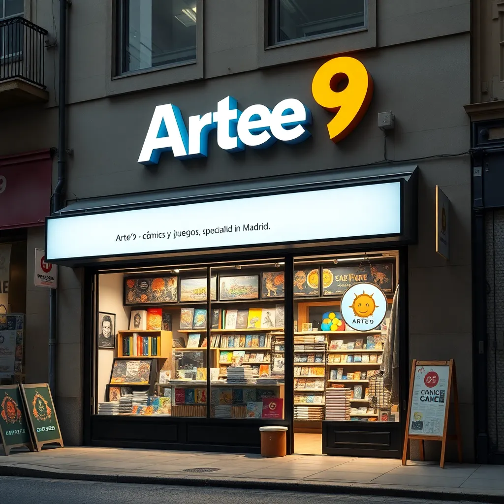 Negocio Arte9 - Cómics Y Juegos
