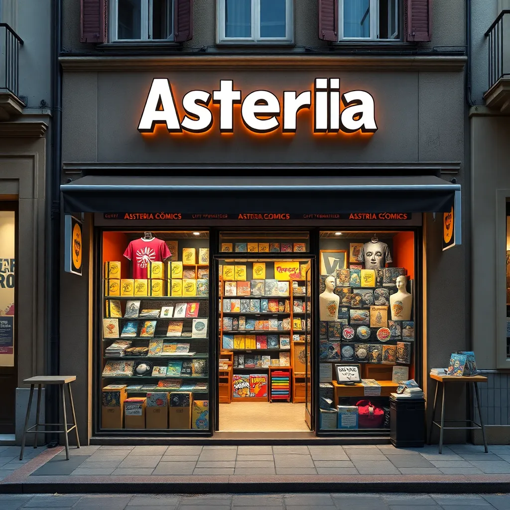 Negocio Asteria Cómics