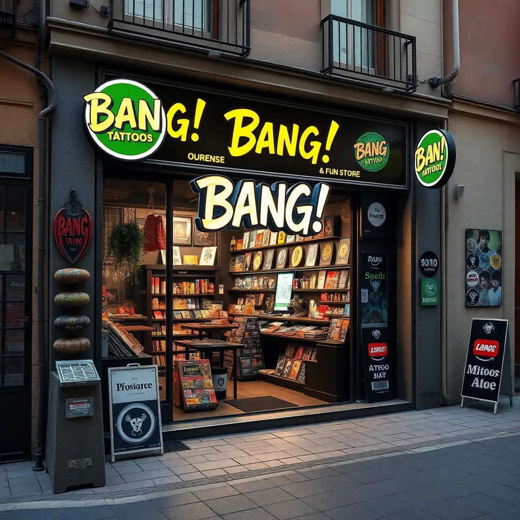 Negocio Bang! Tattoo & Fun Store