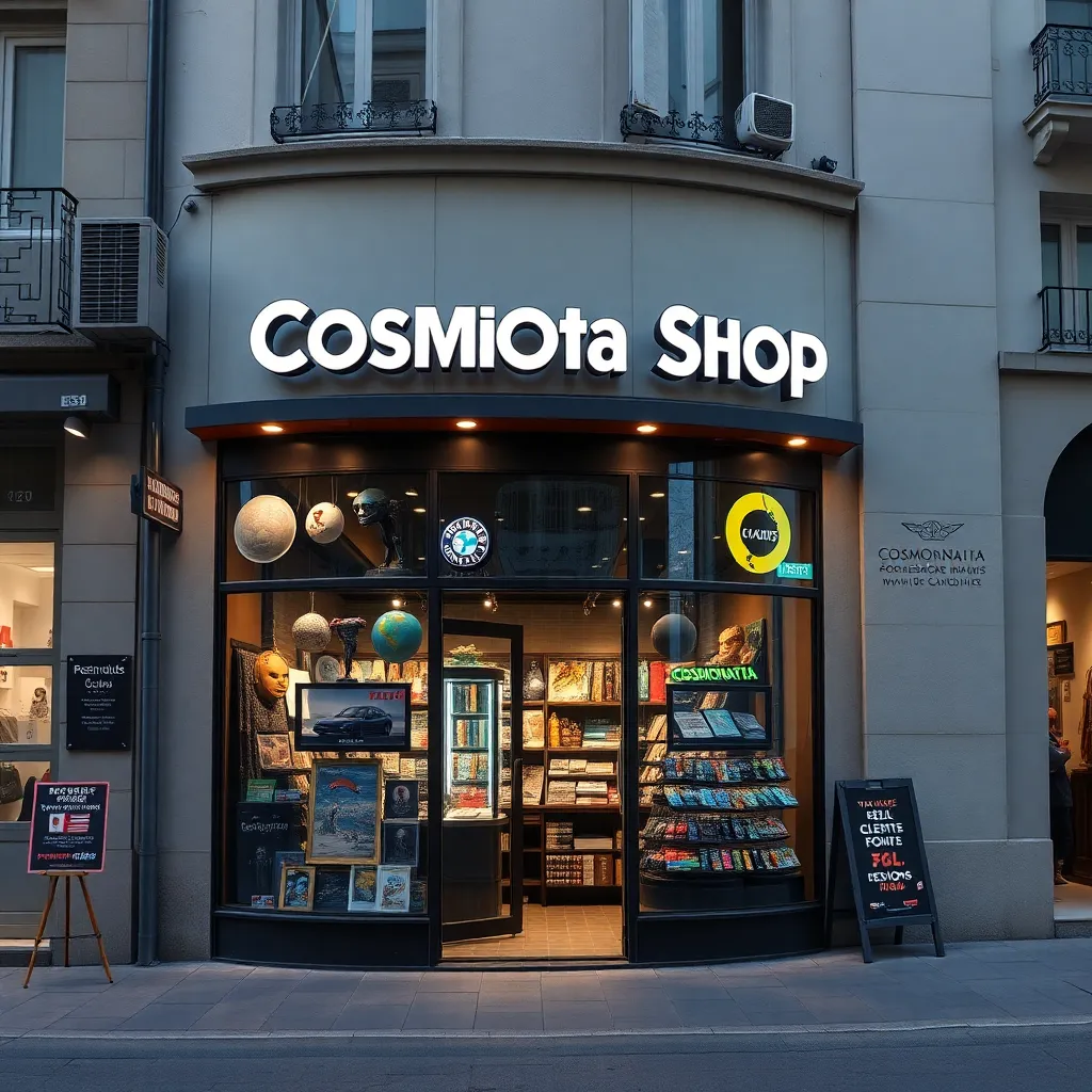 Negocio Cosmonauta Shop Madrid