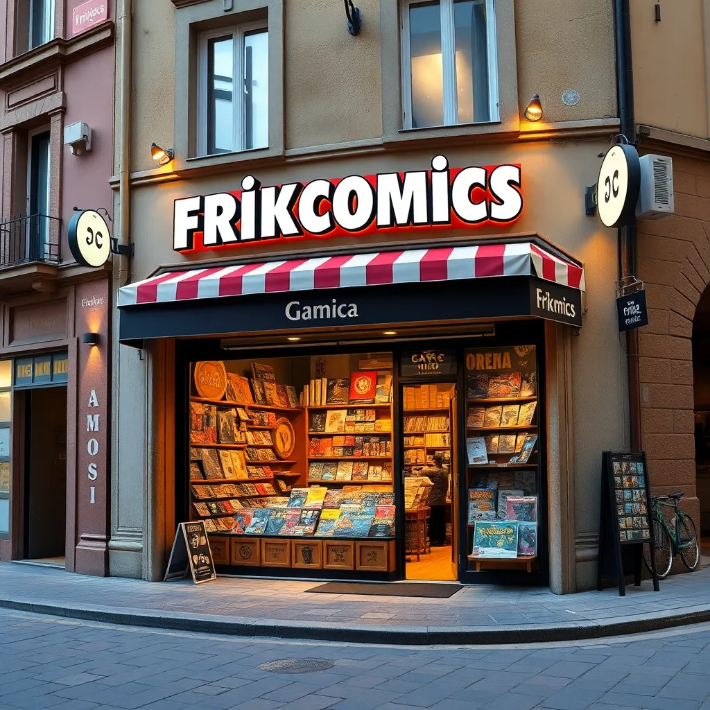 Negocio Frikomics Tienda De Comics Y Regalos