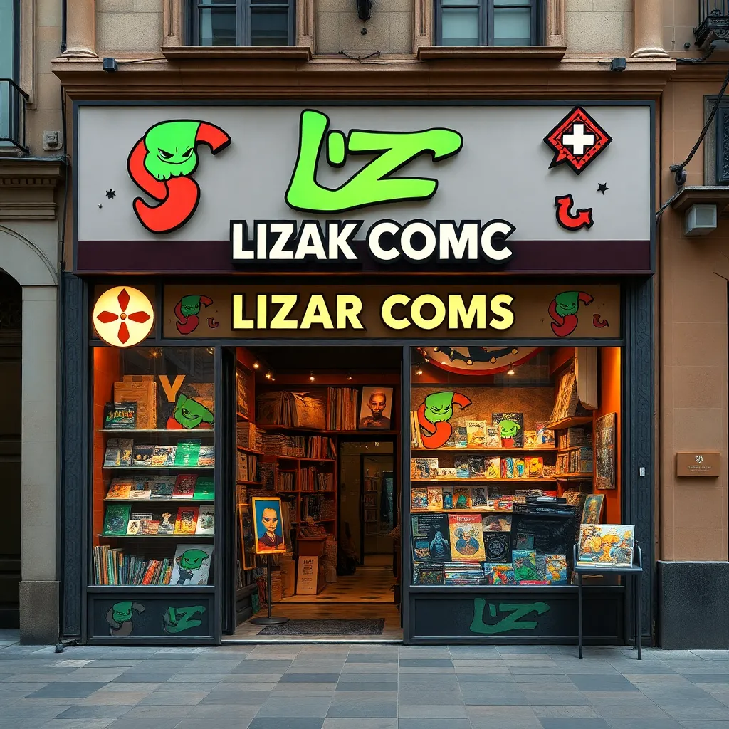 Negocio Lizard Comics