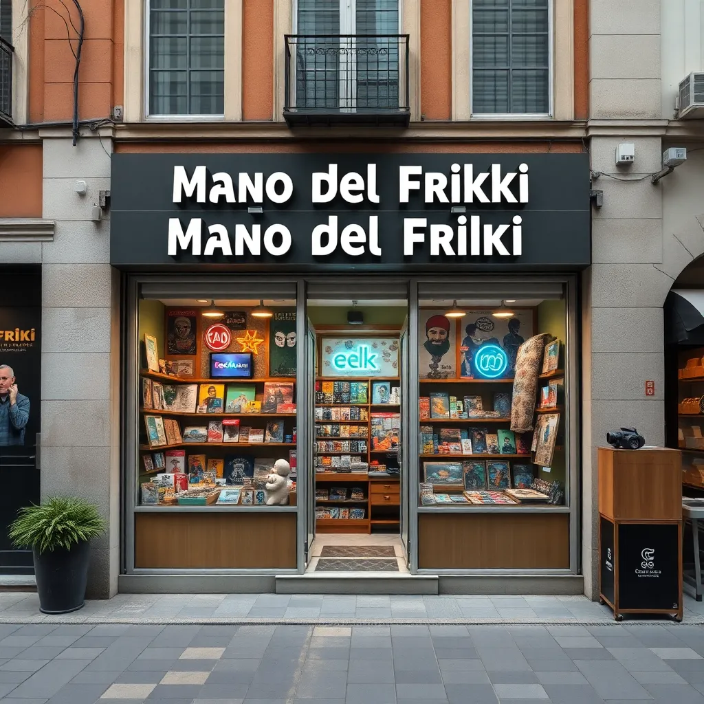 Negocio Mano Del Friki