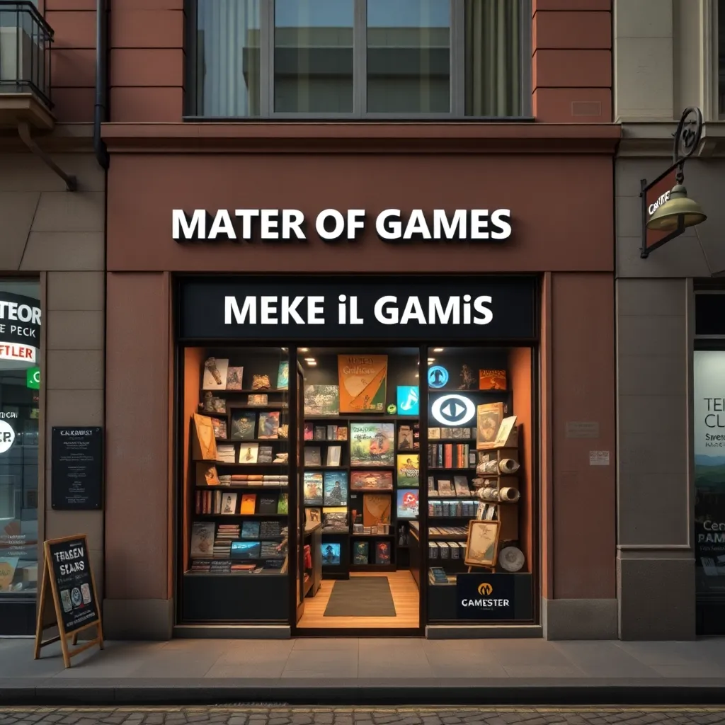 Negocio Master Of Games