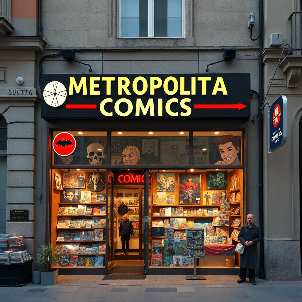 Negocio Metropolitan Comics
