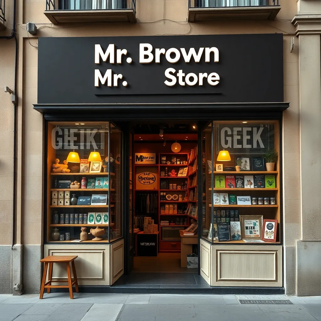 Negocio Mr. Brown Store - Oci I Cultura