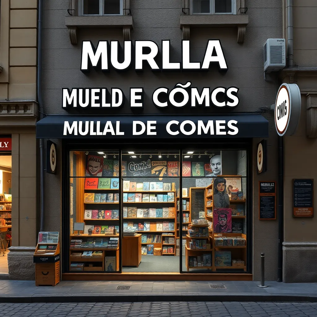 Negocio Muralla De Cómics