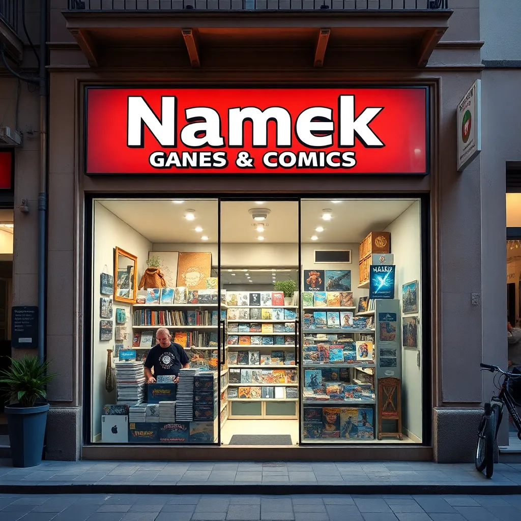 Negocio Namek Games & Comics