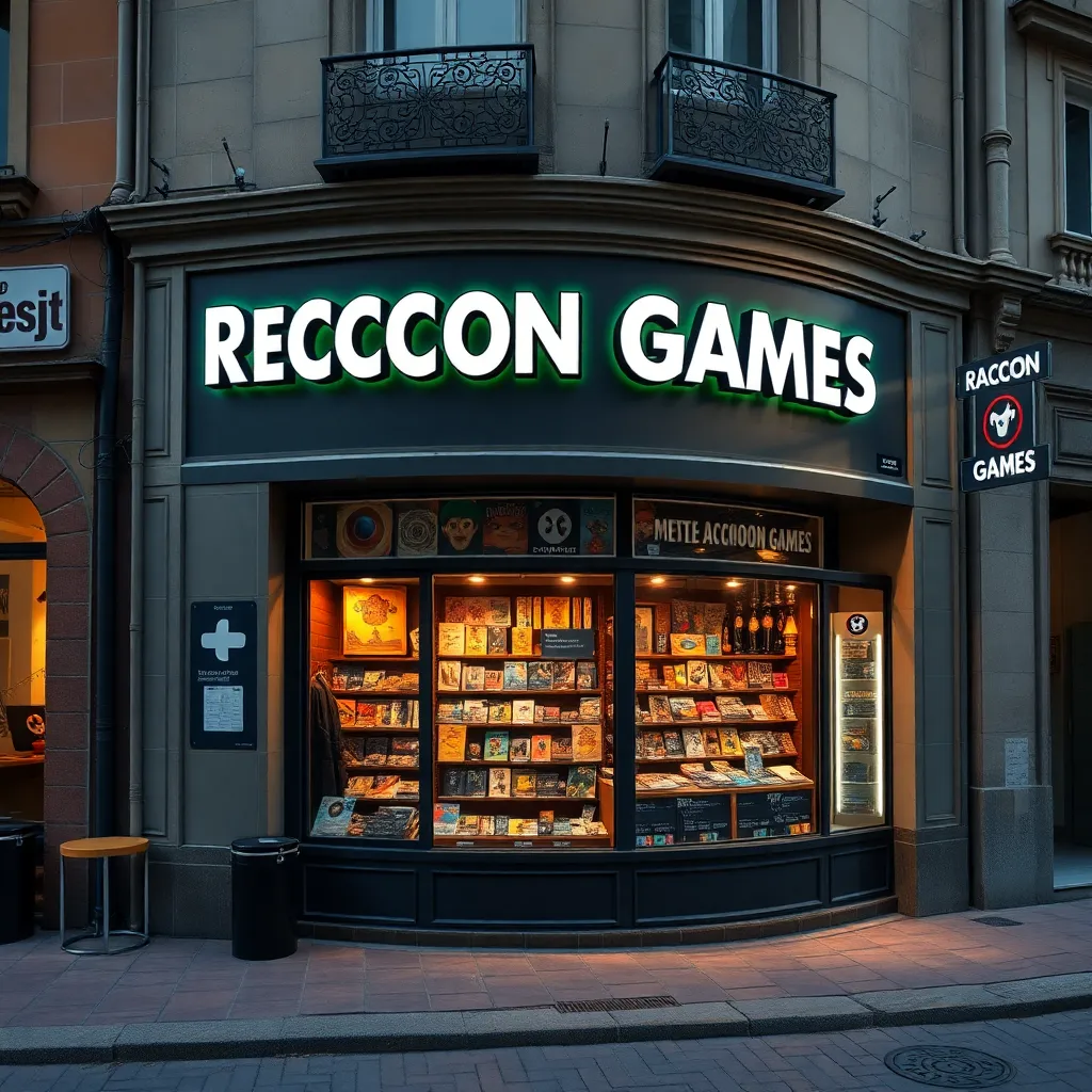 Negocio Raccoon Games