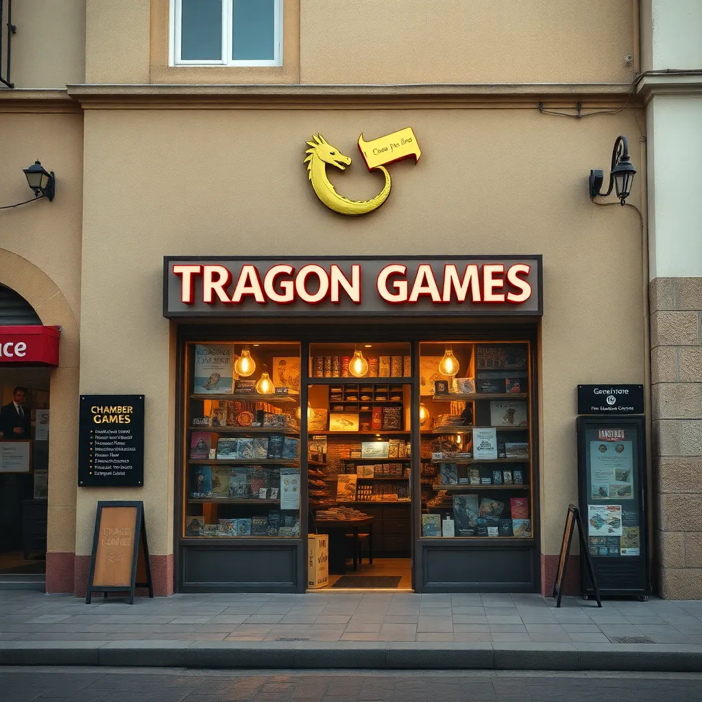 Negocio The Dragon Chamber Games