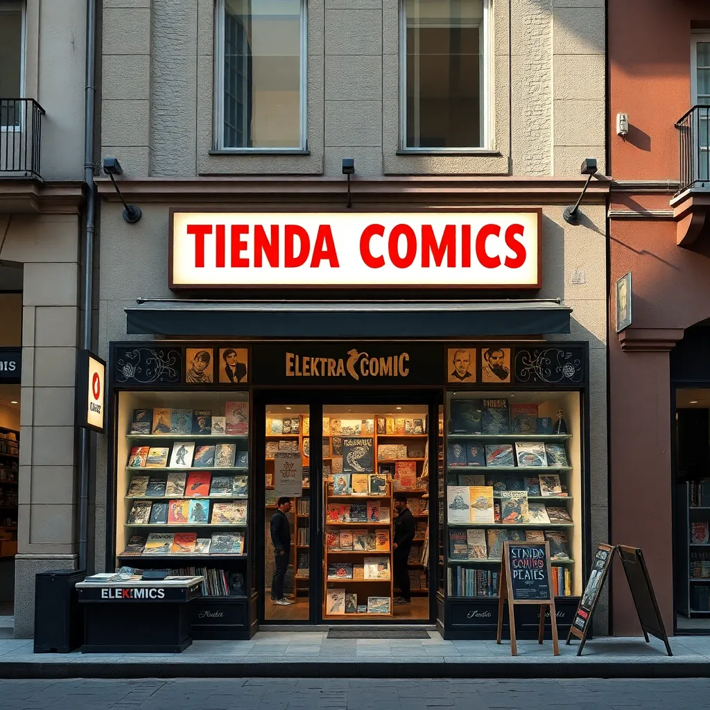 Negocio Tienda Comics Madrid ⊛ Elektra Cómic