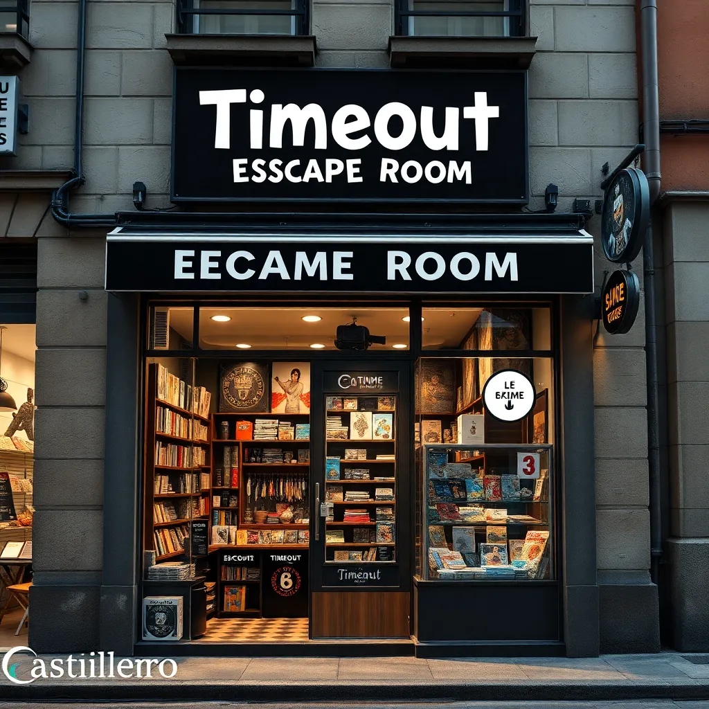 Negocio Timeout Escape Room-la Tienda De Cómics