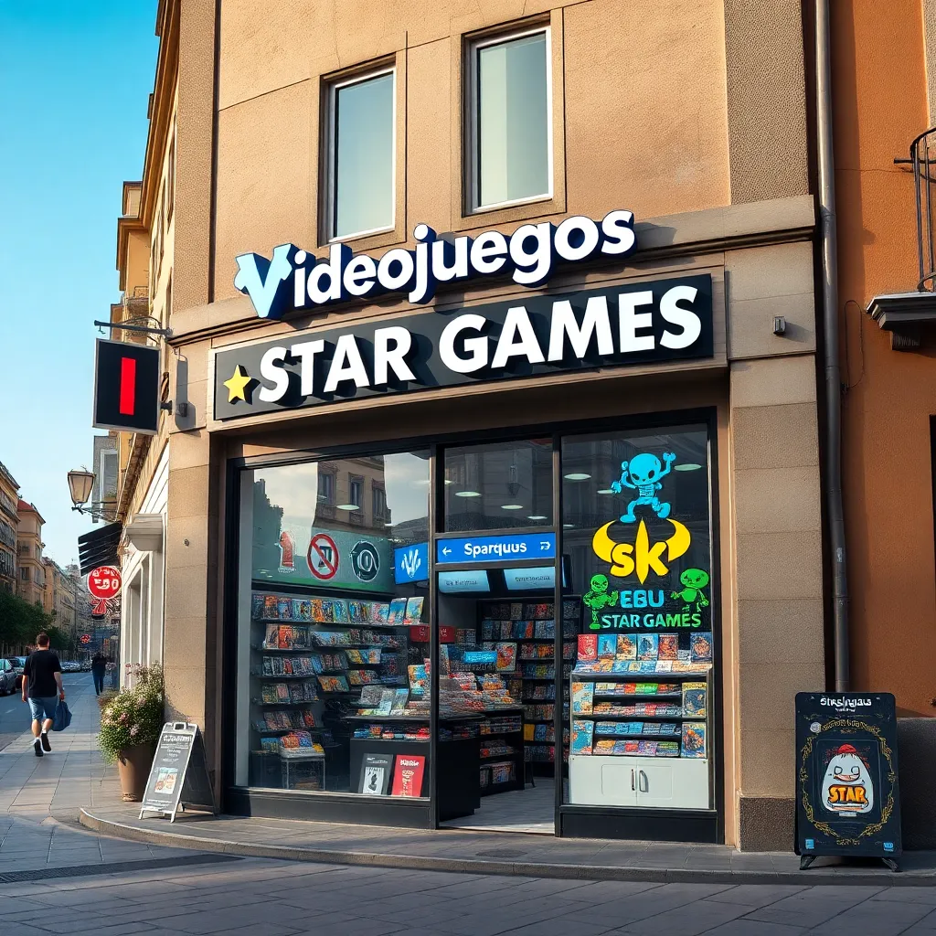 Negocio Videojuegos Star Games