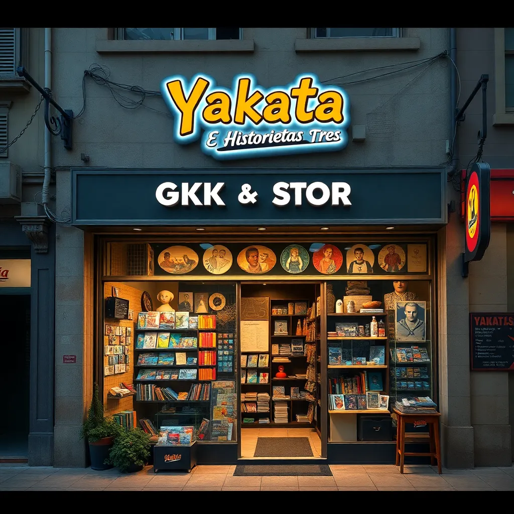Negocio Yakata E Historietas Tres Espacios
